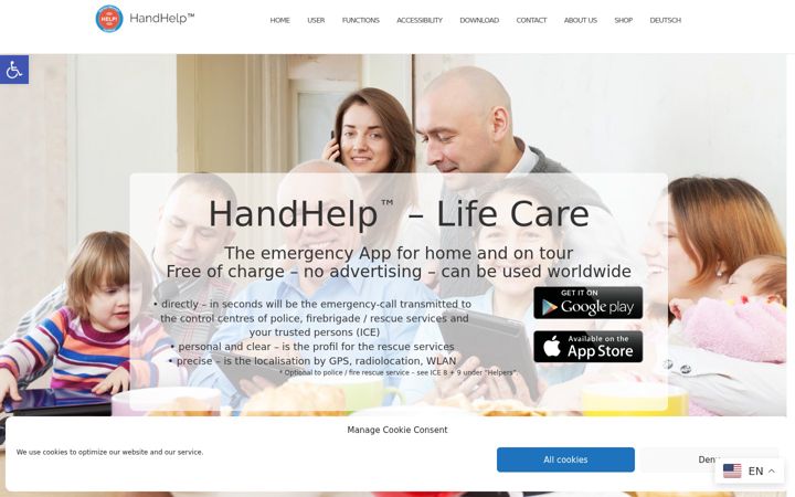 Screenshot of emergency-worldwide.com