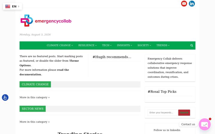 Screenshot of emergencycollab.com
