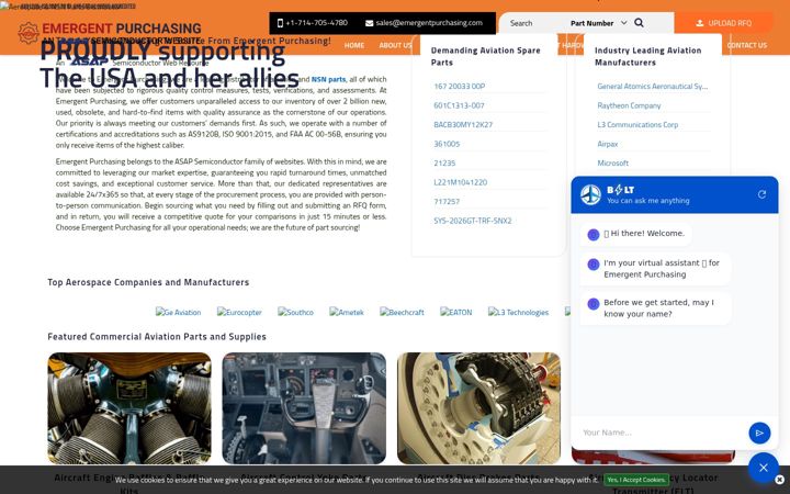 Screenshot of emergentpurchasing.com