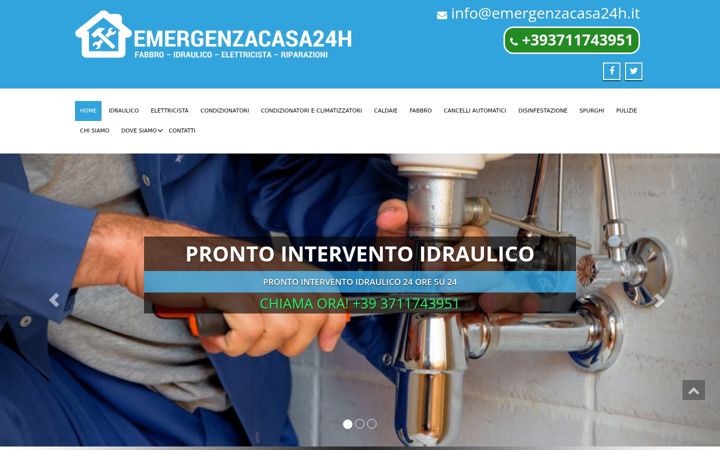 Screenshot of emergenzacasa24h.it