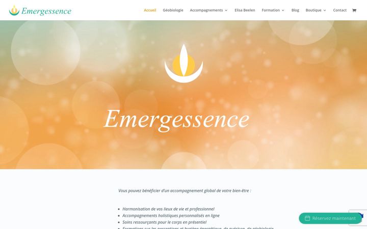 Screenshot of emergessence.net