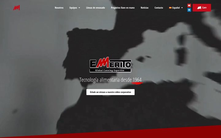Screenshot of emeritofoodtechnology.com