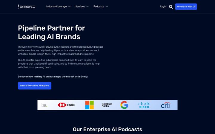 Screenshot of emerj.com