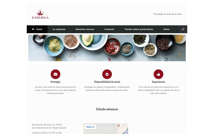 Screenshot of emersa.es
