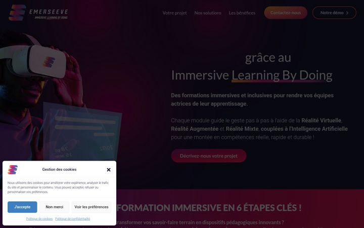 Screenshot ta' emerseeve.ai