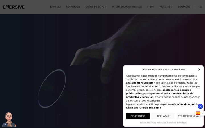 Screenshot of emersive.es