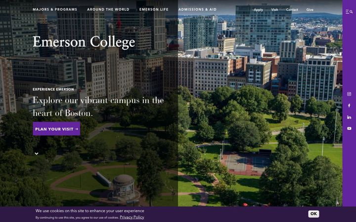 Screenshot di emerson.edu
