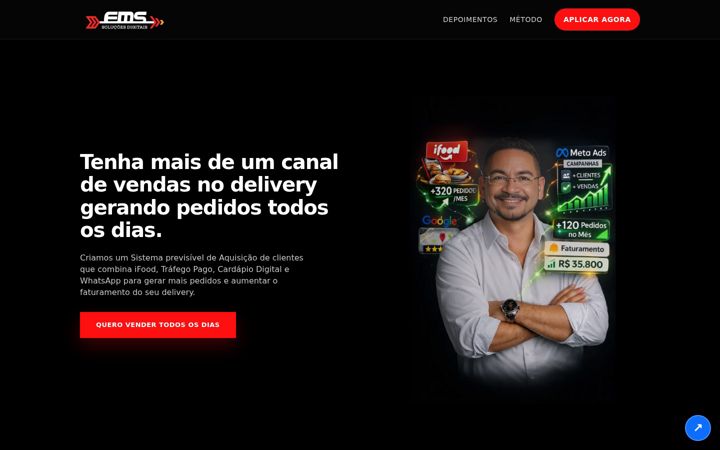 Screenshot of emersongomesoficial.com.br