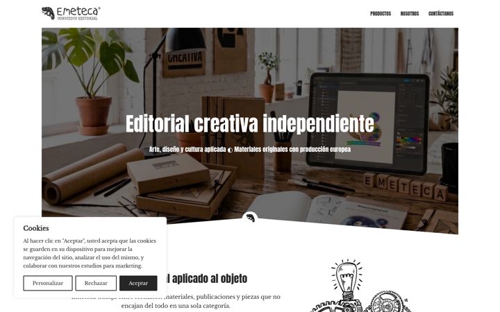 Screenshot of emeteca.com