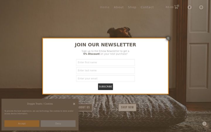 Screenshot di emew.co.za