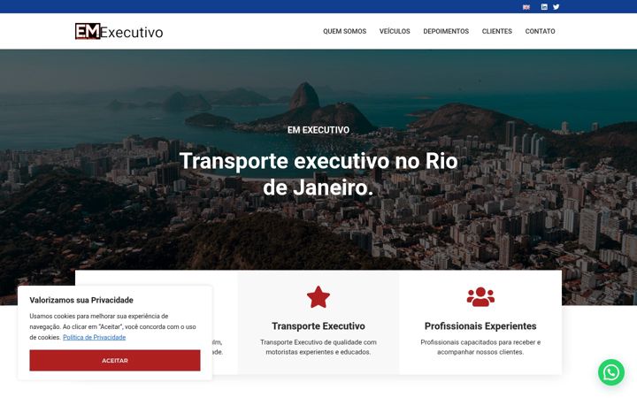 Screenshot of emexecutivo.com.br