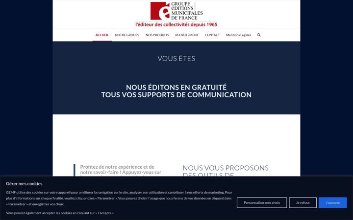 Screenshot ta' emf-editions.fr