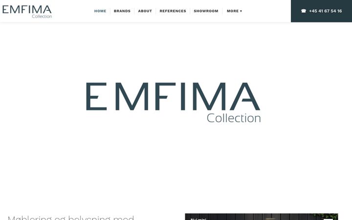 Screenshot di emfima.dk