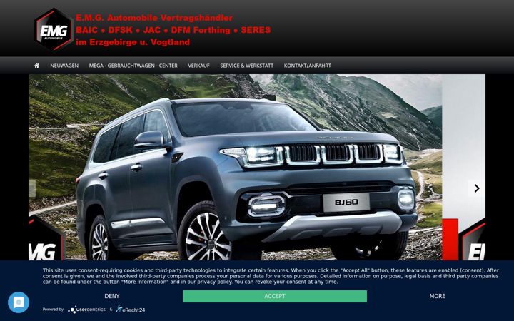 Screenshot of emg-automobile.de