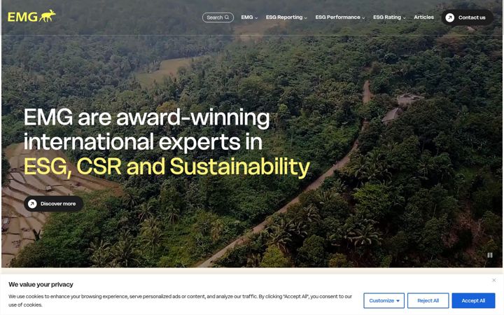 Screenshot of emg-csr.com