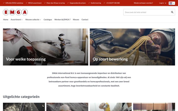 Screenshot of emga.com