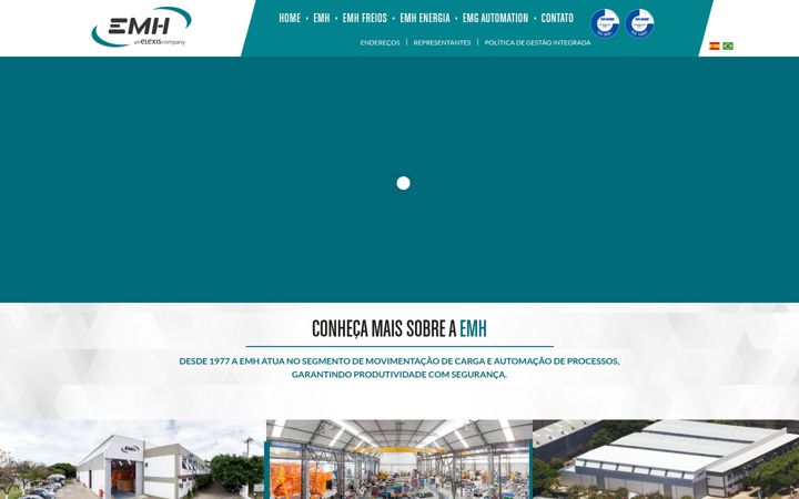 Screenshot of emh.com.br