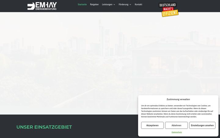 Snímek obrazovky emhay-energieberatung.de