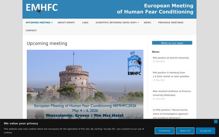Screenshot of emhfc.org