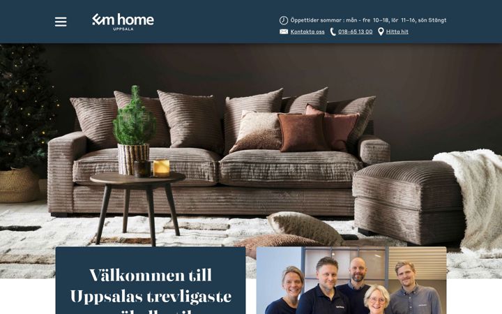 Ekrano kopija emhomeuppsala.se