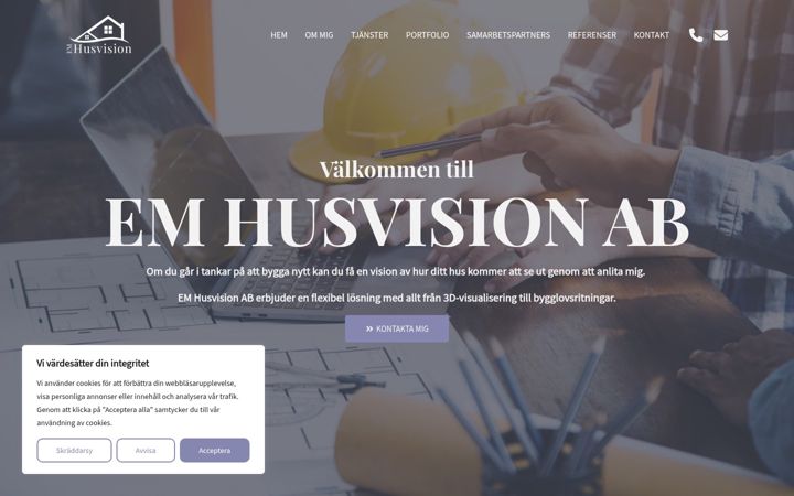 Ekrano kopija emhusvision.se
