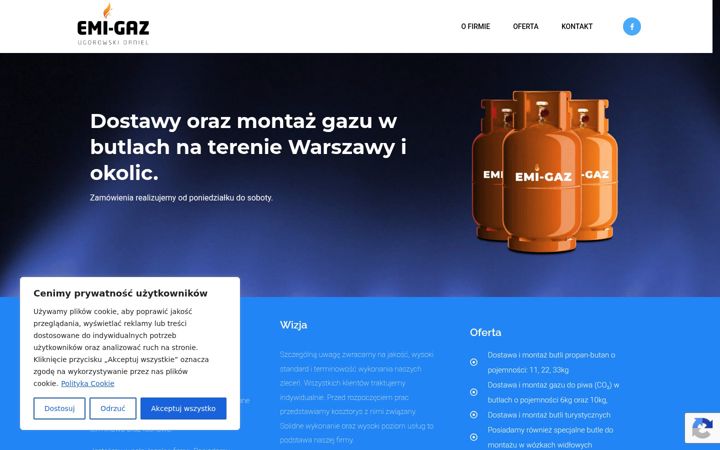 Snímek obrazovky emi-gaz.pl