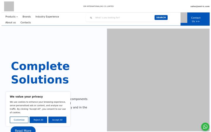 Screenshot of emi-ic.com