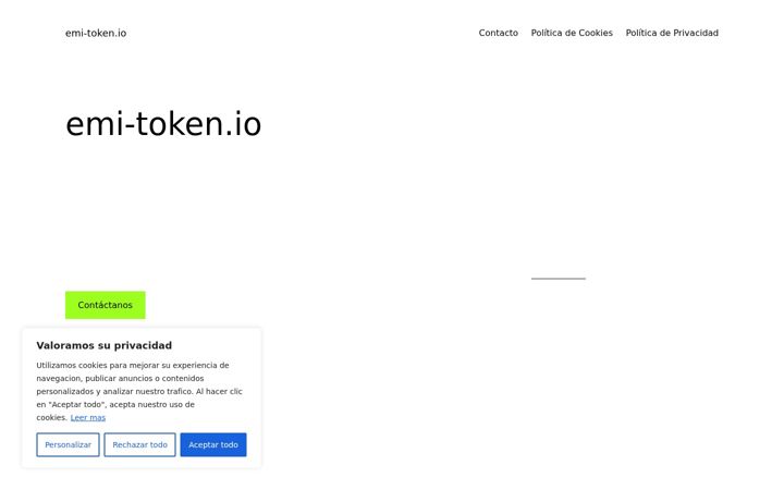 Екранна снимка на emi-token.io
