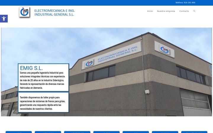 Screenshot of emigsl.com