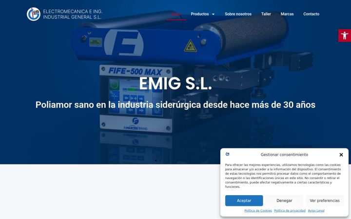 Screenshot of emigsl.es