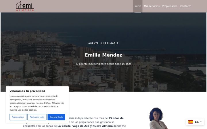 Screenshot of emiinmobiliariaalmeria.com