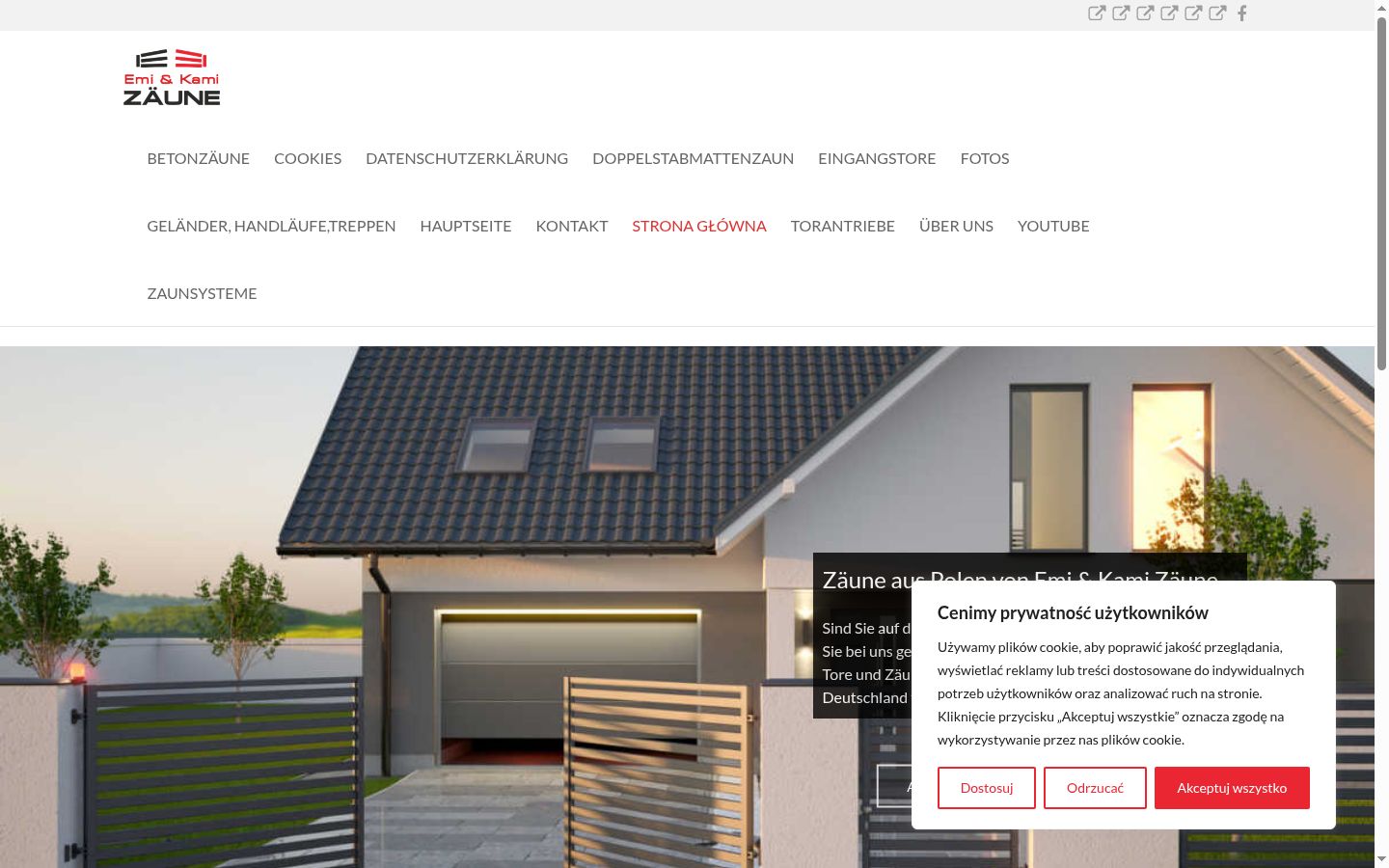Screenshot tal-banner tal-kunsens muri qabel kwalunkwe interazzjoni