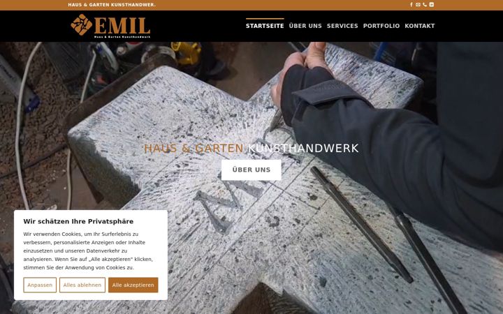 Screenshot of emil-art.de