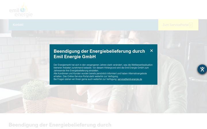 Screenshot of emil-energie.de