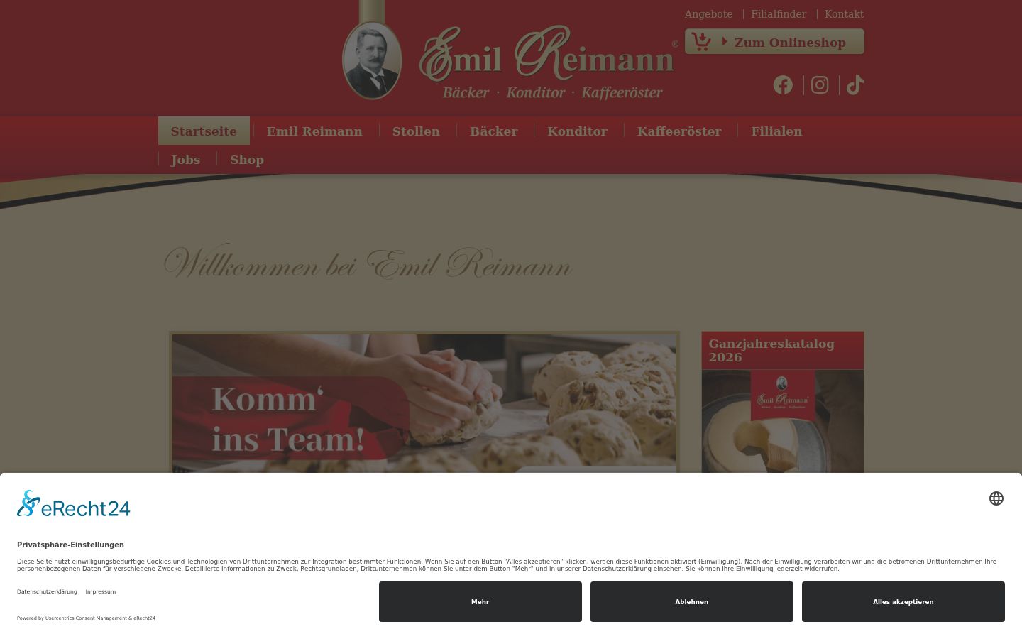 Screenshot tal-banner tal-kunsens muri qabel kwalunkwe interazzjoni
