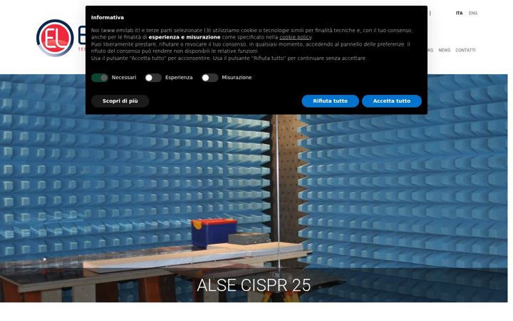 Screenshot of emilab.it