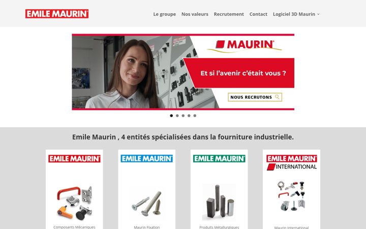 Screenshot of emile-maurin.fr