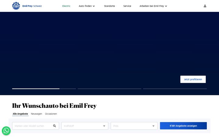 Screenshot of emilfrey.ch