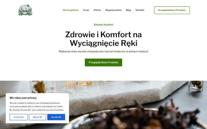 Snímek obrazovky emilia-krosno.pl