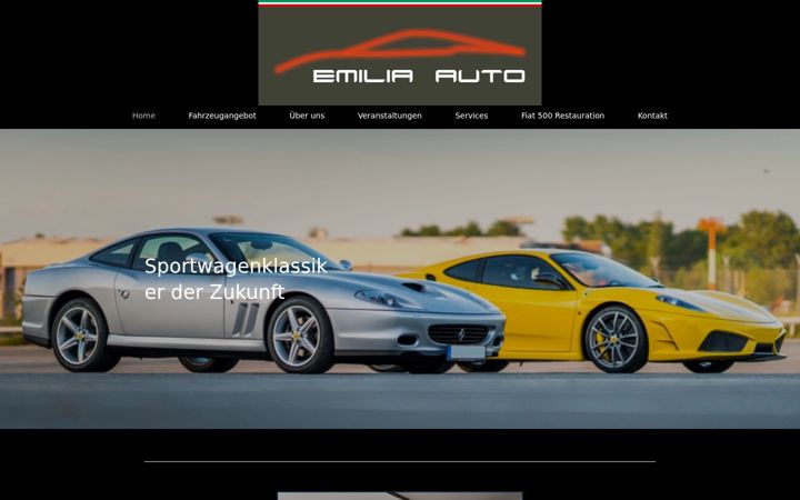 Screenshot of emiliaauto.com