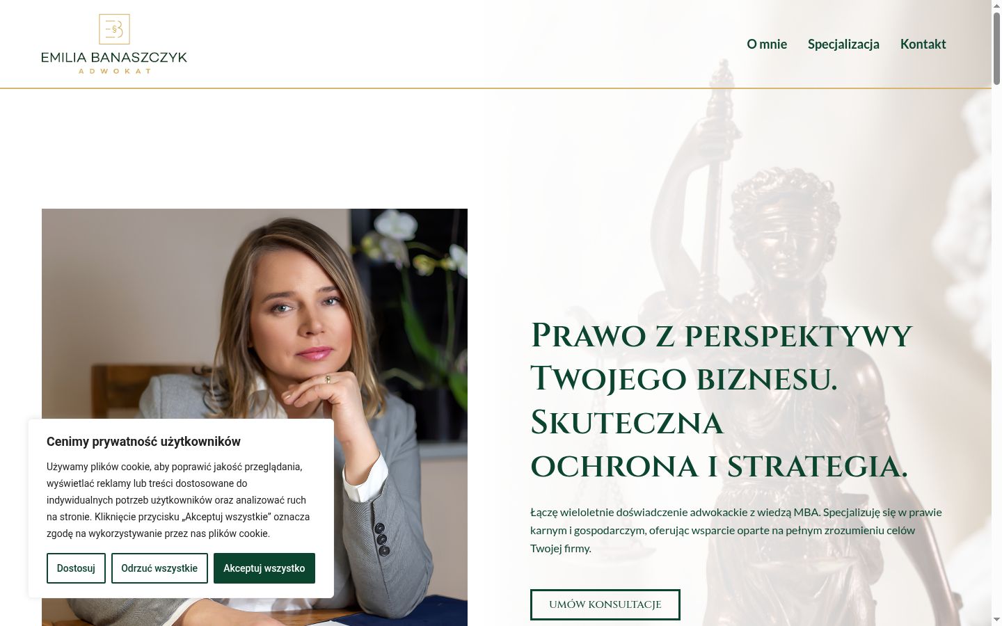 Snímek obrazovky baneru souhlasu zobrazeného před jakoukoli interakcí
