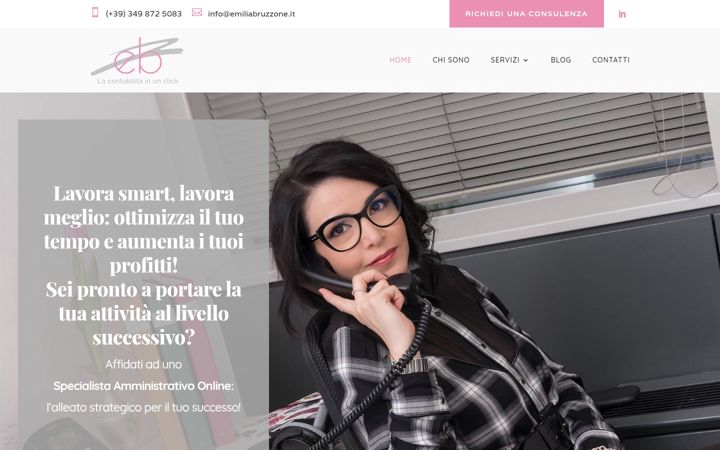 Skärmbild av emiliabruzzone.it