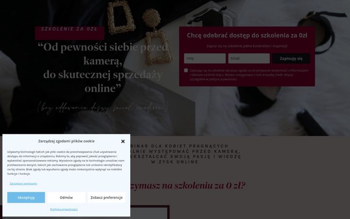 Screenshot of emiliakajca.pl