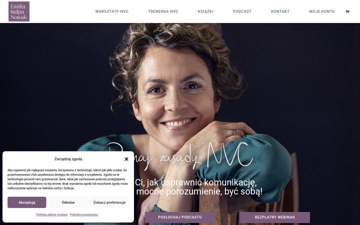 Screenshot of emiliakulpanowak.pl