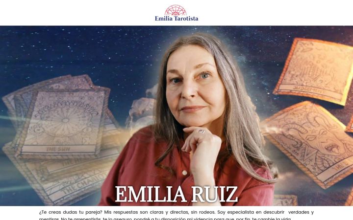 Screenshot of emiliaruiztarotista.com