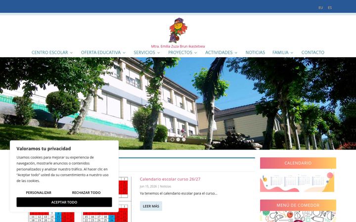 Screenshot of emiliazuza.com