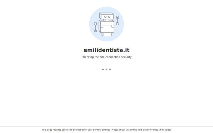 Skjermbilde av emilidentista.it
