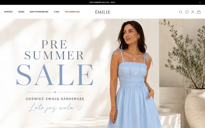 Screenshot of emilie.pl