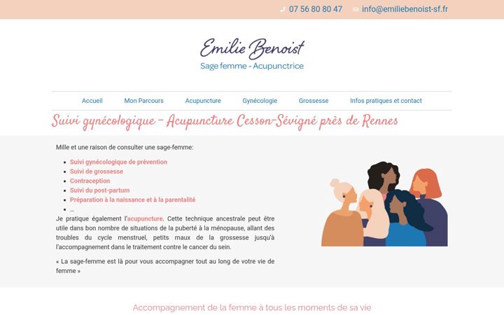 Screenshot of emiliebenoist-sf.fr