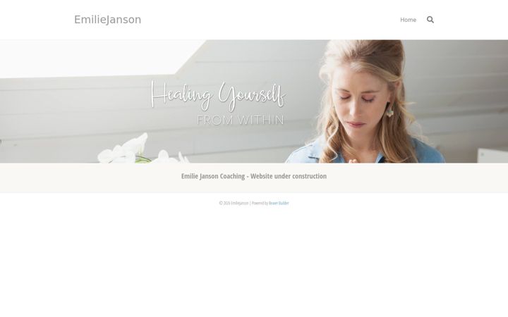 Screenshot of emiliejansoncoaching.com